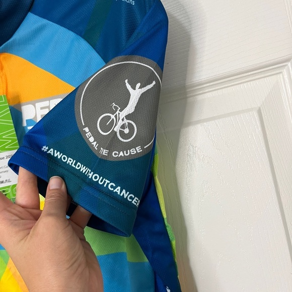 Primal NWT Cycling Jersey Pedal The Cause Cancer- Men’s - Picture 8 of 10